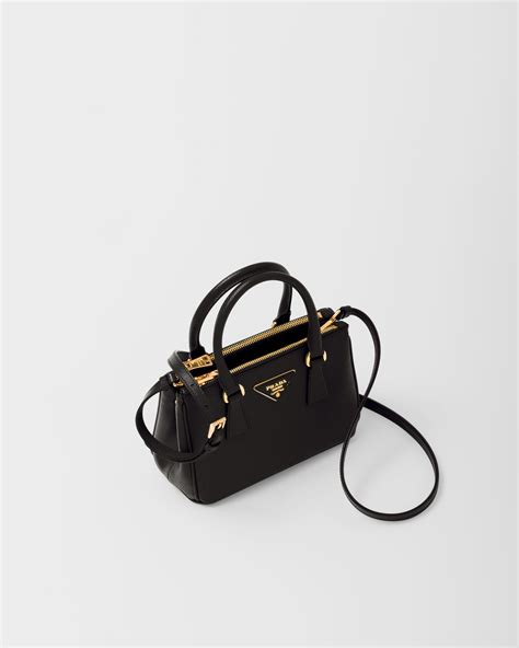 prada 1ba906|Black Prada Galleria Patent Saffiano Mini.